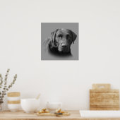 Geweldige afdruk labrador Retriever Poster (Keuken)