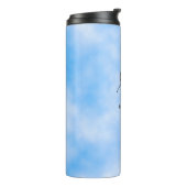 Geweldige-afrikaans zonsondergangtrommelen thermosbeker (Gedraaid links)