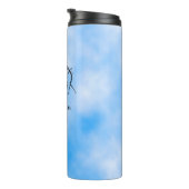 Geweldige-afrikaans zonsondergangtrommelen thermosbeker (Geroteerd rechts)