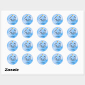 Geweldige Afrikaanse Drumming iPhone / iPad hoes Ronde Sticker (Vel)