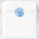 Geweldige Afrikaanse Drumming iPhone / iPad hoes Ronde Sticker (Tas)