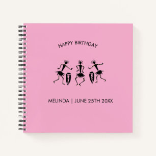 Geweldige Afrikaanse kunst, Happy Birthday Dance Notitieboek