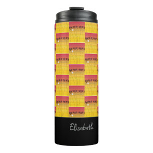 Geweldige Afrikaanse kunst, tropische zomervibe Thermosbeker
