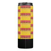 Geweldige Afrikaanse kunst, tropische zomervibe Thermosbeker (Achterkant)