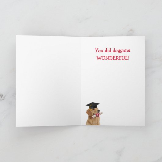 Geweldige Afstudeerprestatie Kaart (Binnen)