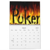 Geweldige agenda van Poker Art Decor 2007 - 2008 Kalender (Mar 2027)