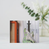 Geweldige akoestische gitaar briefkaart (Staand voorkant)