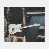 Geweldige akoestische gitaar fleece deken (Voorkant (Horizontaal))