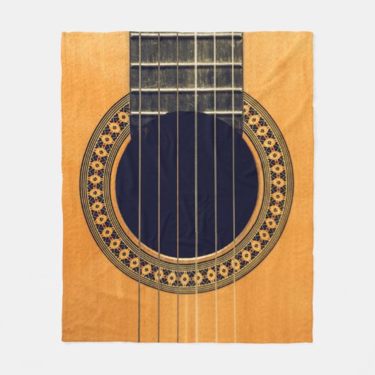 Geweldige akoestische gitaar fleece deken (Voorkant)