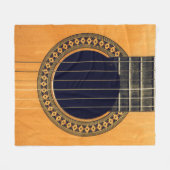 Geweldige akoestische gitaar fleece deken (Voorkant (Horizontaal))