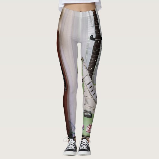 Geweldige akoestische gitaar leggings (Voorkant)