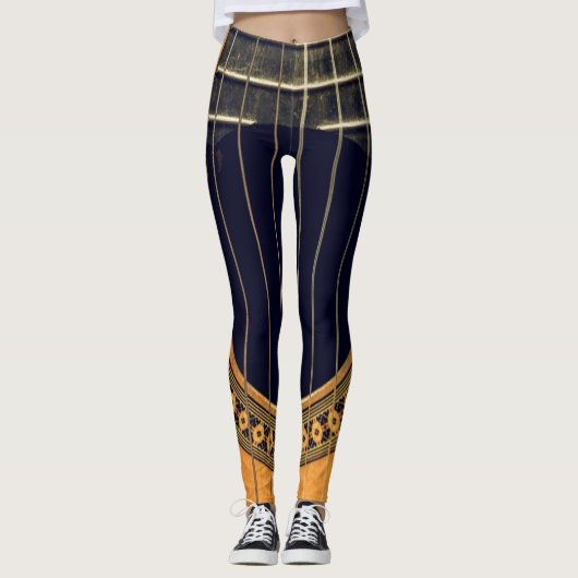 Geweldige akoestische gitaar leggings (Voorkant)