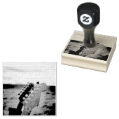 Geweldige akoestische gitaar rubberstempel (Gestempeld)