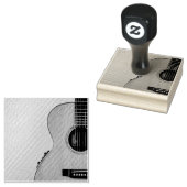 Geweldige akoestische gitaar rubberstempel (Gestempeld)