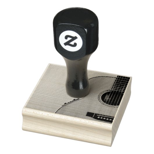 Geweldige akoestische gitaar rubberstempel (Stempel)