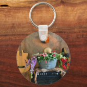 Geweldige akoestische gitaar sleutelhanger (Voorkant)