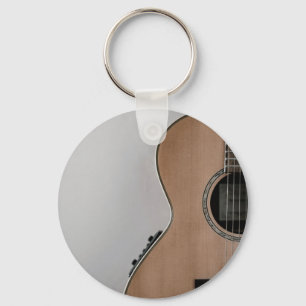 Geweldige akoestische gitaar sleutelhanger