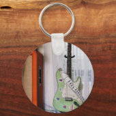 Geweldige akoestische gitaar sleutelhanger (Voorkant)