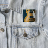 Geweldige akoestische gitaar vierkante button 5,1 cm (In situ)