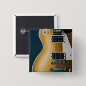 Geweldige akoestische gitaar vierkante button 5,1 cm (Voorkant /achterkant)