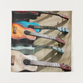 Geweldige akoestische gitaar wandkleed (Voorkant (horizontaal))