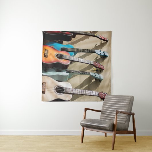 Geweldige akoestische gitaar wandkleed (In Situ (horizontaal))