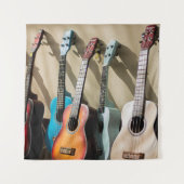 Geweldige akoestische gitaar wandkleed (Voorkant)