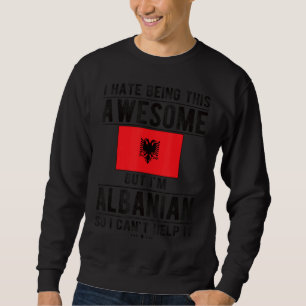 Geweldige Albanese vlag Albanië Albanese koningen Trui