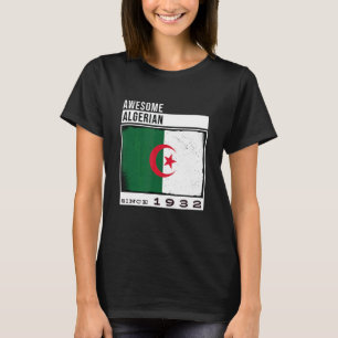 Geweldige Algerijns sinds 1932 90ste verjaardag Al T-shirt