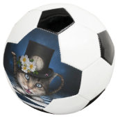 Geweldige Alice in Wonderland Theepot Kat Voetbal (Drie kwart)