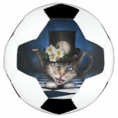 Geweldige Alice in Wonderland Theepot Kat Voetbal (Voorkant)