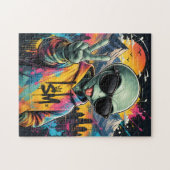 Geweldige alien legpuzzel (Horizontaal)