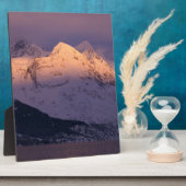 Geweldige Alpenglow Fotoplaat (Zijkant)