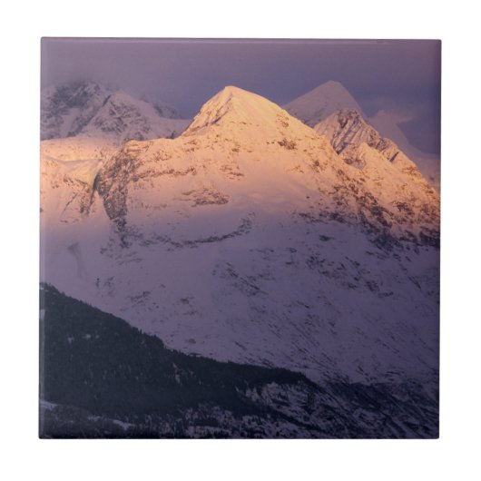 Geweldige Alpenglow Tegeltje (Voorkant)