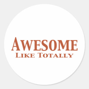 Geweldige als helemaal cadeaus ronde sticker