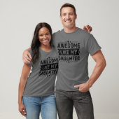 GEWELDIGE ALS MIJN DAUGHTER Funny Dad Joke Father' T-shirt (Unisex)