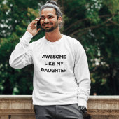 Geweldige als mijn dochter Funny Dad Shirt | Cadea