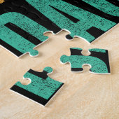 Geweldige als mijn dochter, grappny Fathers Day Gi Legpuzzel (Zijkant)