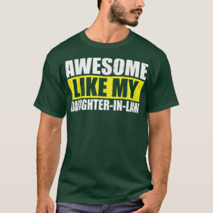 Geweldige als mijn dochter in de Vaderdag T-shirt