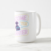 Geweldige als mijn dochter - Vaderdag Retro Gift Koffiemok (Voorkant rechts)