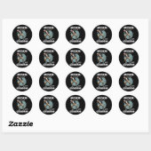 Geweldige als mijn kleinzoon ronde sticker (Vel)
