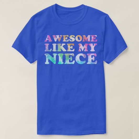 Geweldige als mijn nichtje-matchingoog t-shirt (Design voorkant)