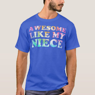 Geweldige als mijn nichtje-matchingoog t-shirt
