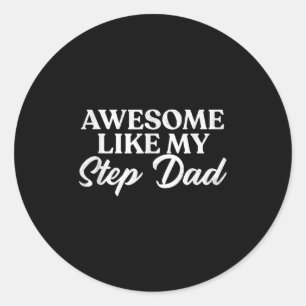 Geweldige als mijn stiefvader stiefzoon schoondoch ronde sticker