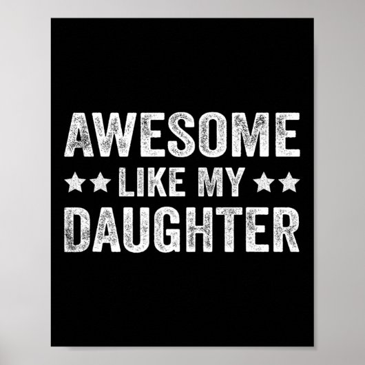 Geweldige als mijn vaders dag poster (Voorkant)