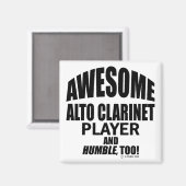 Geweldige Alto Clarinet Player Magneet (Voorkant / Achterkant)