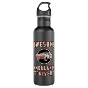 Geweldige Ambulance driver Paramedic Emergency Emt Waterfles
