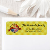 Geweldige Amerikaanse Adresetiketten op Sicilië Etiket (Insitu)