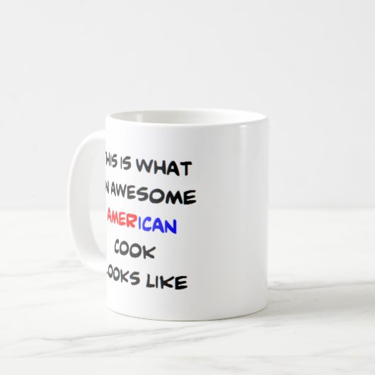 geweldige amerikaanse kok koffiemok (Voorkant links)