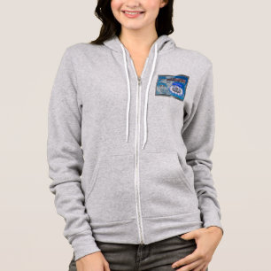 Geweldige Amerikaanse Paratrooper en Vlag Hoodie